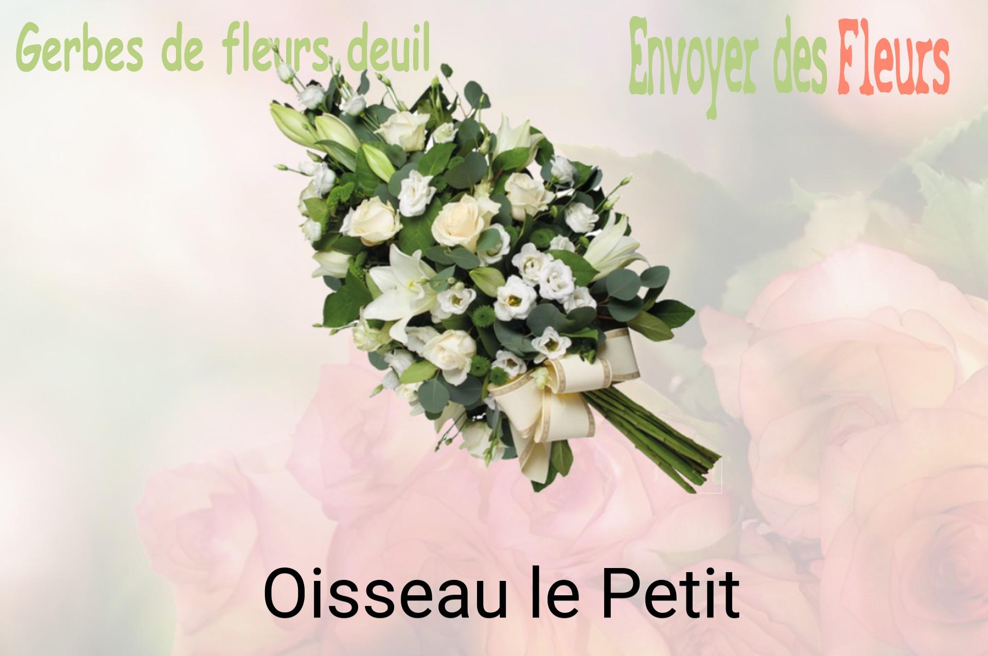 Gerbe de fleurs de deuil livrée à Oisseau-le-Petit